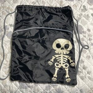 Cute Thirty One Skeleton drawstring bag